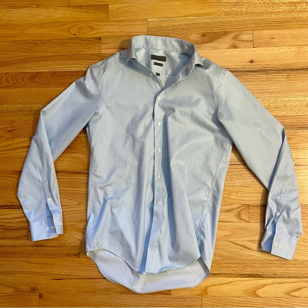 Blue Calvin Klein Dress Shirt